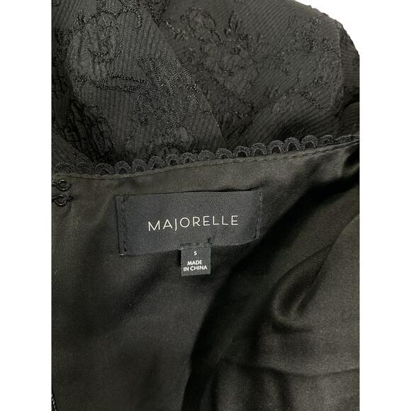 Majorelle Textured Black Tillie Mini Dress Size S - Picture 4 of 5